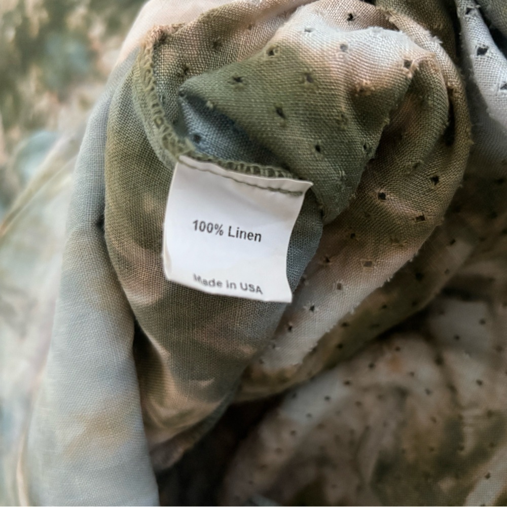 CYNTHIA ASHBY Tie Dye Shirt Jacket Size Large Oversized (Plus Sized) - Picture 15 of 16